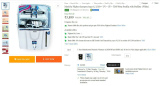 Aqua 12 L RO + UV + UF + TDS Water Purifier with Prefilter at ₹3899