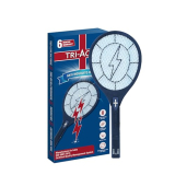 Tri-Activ Anti Mosquito Bat | 6 Months Warranty | Rechargable Upto 500 Times | Mosquito Racket + Insect Killer & Fly Swatter | Racket For Mosquitoes With Long Lasting Battery |Iso Certified| Pack Of 1