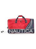 Nautica 2 Wheel Duffle Trolley Bag | Travel Luggage For Men & Women | Duffle Trolley Bag For Travel | Stylish Polyster Trolley Bag