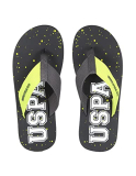 U.S. Polo Assn. Men Hern Black Flip Flop 7-Uk (2Fd22055Z01)