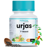 Myupchar Ayurveda Urjas Testo Supplement Capsule | Supplement For Men With Ashwagandha, Safed Musli, Gokshura & Kapikacchu | Improve Muscle Strength, Energy, Stamina | 60 Veg Capsules – Pack Of 1