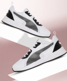 Puma Puma Men White Black Colourblocked Idp Sneakers Sneakers For Men(Black)