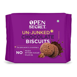 Open Secret Chocolate Cookies Biscuit | Protein & Fiber Packed | Healthy Snacks | Immunity Boosting | No Added Maida No Refined Sugar No Palm Oil | Unjunked Biscuit | Pack Of 2