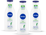 Nivea Body For Normal Skin, Hydration With Aloe Vera 120 Ml Pack Of 3 (360Ml)(360 Ml)