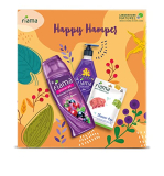 Fiama Gift Pack Happy Hamper | Body Wash Shower Gel Blackcurrant & Bearberry 250Ml, Hand Wash Relax 400Ml, Bath Accessory Shower Cap, Combo Set Of 3, Gift For Men & Women, Anniversary Gift, Birthday Gift
