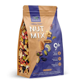 Greenfinity Premium International Healthy Nutmix 1Kg, Dried Almonds, Black Raisins, Cashewnuts, Cranberries, Green Raisins & Walnut Kernels & Many More.