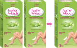 Vi-John Feather Touch Aloevera Cucumber Hair Removal Salon-Like Finish No Ammonia Smell Cream(120 G, Set Of 3)