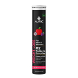 Auric Get Slim Effervescent | 20 Tablets Power Of Green Coffee, Green Tea, Grape Seed & Garcinia Cambogia | For Men & Women