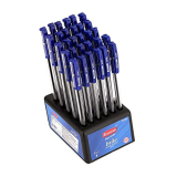 Reynolds Brite 30 Ct Blue – Dispenser I Lightweight Ball Pen With Comfortable Grip For Extra Smooth Writing I School And Office Stationery | 0.7Mm Tip Size