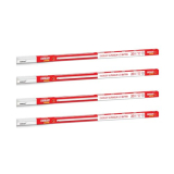 Eveready 20W Led Batten | Highly Efficient | 100Lm/W | Fire Retardant Pc Body | Lasts Upto 25000 Hours | Pack Of 4 | 4Kv Surge Protection | Bis Approved | Made In India | White, Cool Day Light