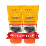 Vlcc Anti Tan Skin Lightening Face Wash – 150Ml X 2 Buy One Get One (300Ml) | With Mulberry & Orange Peel Extract | Protect Against Harsh Sun Damage, Uav And Uvb Rays