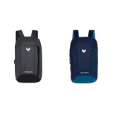 Fur Jaden Combo Of 2 Hiking Camping Rucksack Casual 39 Cms Grey Casual Backpack & 10 Ltrs Blue Backpack