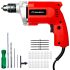 Cheston 850W 26 Mm Reversible Rotary Hammer Drilling Machine I 1100Rpm I 3 Modes & Sds 5-Drill Bits With Case + 850W 4-Inch Angle Grinder For Polishing Cutting Grinding Works On Metal Wood Wall