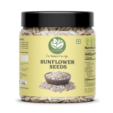 Go Vegan Sunflower Seeds 1Kg – Raw Sunflower Seeds For Eating | Diet Food | Healthy Snack | Raw Seeds | Weight Management [Jar Pack ]