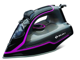 Bajaj Mx-35N 2000W Steam Iron With Steam Burst, Anti-Drip And Anti-Scale Technology, Vertical And Horizontal Ironing, Non-Stick Coated Soleplate, Black And Pink