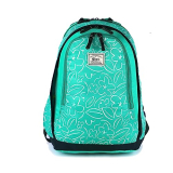 Gear Triumph Floral 32L Large Water Resistant Backpack With Rain Cover/School Bag/College Bag/Daypack/Casual Backack For Girls/Women (Green-Green)