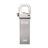 Evm Enstore 32Gb Metal Usb 2.0 Flash Drive – High Read Speeds Up To 15Mb/S & Write Speeds Up To 8Mb/S – Durable Metal Casing – Ideal For Data Transfer & Storage – (Evmpd/32Gb)