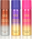 French Essence Combi Pack Of Bloom,Oud,Grace Deodorant Spray  –  For Women(50 Ml, Pack Of 3)