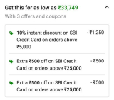 Hitachi 1.5 Ton 3 Star Split Inverter AC – White, Gold at ₹33,749