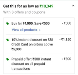 acer 6.5 kg Quad Wash Series with AiSense, 5 Star Rating, AutoBalance, Hex-Fin Jet Pulsator, SwirlWash Tub, Fully Automatic Top Load Washing Machine at ₹10,349