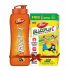Dabur Glucoplus-C Instant Energy Glucose Juicy & Tasty Orange Flavour Powder- 400G Jar | Glucose Replenishes Energy | 25% More Glucose| Vitamin C Helps Boosts Immunity | Calcium Supports Bone Health