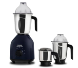 Philips Hl7713/01 Mixer Grinder, 1000W Powerpro Motor, 3 Jars (Azure Blue), Edged Blade Made Of Superior Ss304 Material, Quick Cool Ventilation For Longer Motor Life