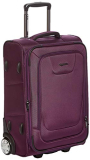 Amazonbasics 22 Inch Expandable Softside Carry-On Luggage Suitcase With Tsa Lock And Wheels – 24 Inch, Purple