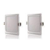 Syska Rdl Led Slim Downlight (Cool Day Light, Polycarbonate) (Cool Day, Ssk-Rdl-S-12W, 2, Ssk-Rdl-S-12W-6500K)