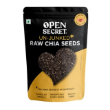 Open Secret Premium Chia Seeds | 200G | Chia Seeds For Weight Loss, Seeds For Eating, Healthy Snacks, Chia Seeds Organic, Raw Chia Seeds, Rich In Protein, Fiber, Omega – 3 & Antioxidants (Pack Of 1)