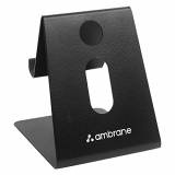 Ambrane Mobile Holding Stand, 180 Degree View, Premium Metal Body, Wide Compatibility, Multipurpose, Anti-Skid Design (Popstand, Black)