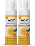 Wow Skin Science Sunscreen – Spf Spf 55 Pa+++ Pa+++ Sunscreen Matte Finish – Spf 55 Pa+++ – Very High Broad Spectrum – Uva &Uvb Protection – Quick Absorb – No Parabens, Silicones, Mineral Oil, Oxide, Color & Benzophenone, 100Ml (Pack Of 2)(200 Ml)