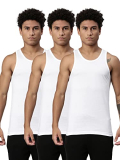 Levi’S Men’S Cotton Style #012 Classic Regular Fit Solid Vest (Pack Of 3) (#012-Vest-Wht- White P3_M)