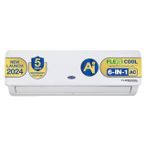 Carrier 1 Ton 3 Star Ai Flexicool Inverter Split Ac (Copper, Convertible 6-In-1 Cooling,Dual Filtration With Hd & Pm 2.5 Filter, Auto Cleanser, 2024 Model,Ester Neo+ Exi, Cai12Er3R34F0,White)
