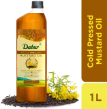 Dabur Cold Pressed Mustard Oil | Good For Heart Health, Manages Cholesterol Mustard Oil Plastic Bottle(1 L)