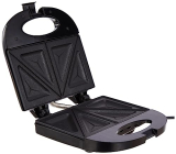 Amazon Basics 750 Watts Sandwich Maker | 2 Slice Grill | Die Cast Aluminum Grill Plate | 1 Year Warranty | Black