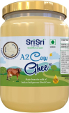 Sri Sri Tattva A2 Desi Ghee For Better Digestion And Immunity – 100% Pure, Natural & Healthy 500 Ml Glass Bottle