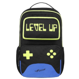 F Gear Level Up Laptop School Bag 34L Black Backpack