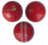 Tima Sports Fun Poly Hard Synthetic Red Cricket Ball (Red Pack Of 3)