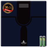 Activex (Australia) Ivy Premium Personal Digital Bathroom Human Body Weight Machine |Thick Tempered Glass | Led Display | Batteries Included | Night Sky