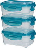 Amazonbasics Food Storage Containers, 0.6 Litres, Set Of 3