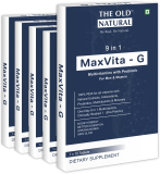 The Old Natural 9 In 1 Maxvita-G Multivitamin Tablets With Probiotics For Men And Women(5 X 10 Tablets)
