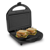 Lifelong Llsm120G Sandwich Griller, Classic Pro 750 W Sandwich Maker With 4 Slice Non-Stick Fixed Plates For Sandwiches At Home With 1 Year Warranty (Black)