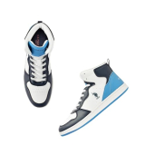 U.S. Polo Assn. Mens Rowan Royal Blue Mid-Top Sneaker – 8 Uk (2Fd23012B12)