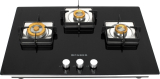 Faber Top Htg 753 Crs Br Ci Glass Automatic Hob(3 Burners)