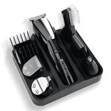 Zebronics Zeb-Ht106 6 In 1 Grooming Kit With Cordless/Cord Use Trimmer, Styling Tools 90Mins Backup, Fast Charge, Ipx6, 2 Speed Modes, Rounded Tip Blade, 4 Guide Combs, Washable Add-Ons & Abs, Black