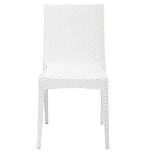 Cello Kraft Kraft_Withouthandle_Set Of 6_White Garden Chair (White) | Strong And Durable | Easy To Clean | Chair For Living Room, Bed Room, Kitchen, Office Room, Outdoor | 3 Years Warranty