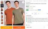 Pack Of 2 T-shirt at ₹321Master Link :