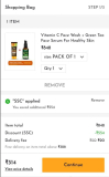 WOW Loot : Super Saver Pack (Combo Products) at ₹299.Link : Use Code : SSCDo prepaid for 5% extra off