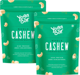Yogabar Premium Whole Cashew Nuts 1Kg Cashews(2 X 0.5 Kg)