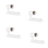 Philips 10-Watt Ceiling Spot White Track Light | Indoor Ceiling Focus Light With Flexible Rotatable Head For Kitchen, Living Room & Display Shops | Natural White, Pack Of 4